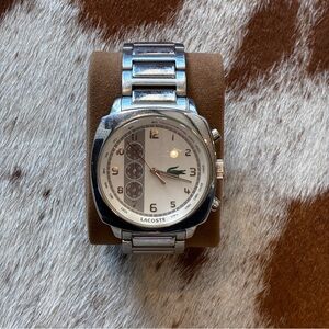 Lacoste Silver Stainless Steel Watch | Needs Battery